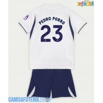 Camisa de time de futebol Tottenham Hotspur Pedro Porro #23 Replicas 1º Equipamento Infantil 2026-27 Manga Curta (+ Calças curtas)